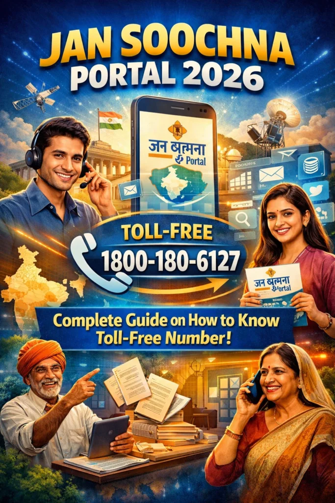 जन सूचना पोर्टल 2026 : टोल-फ्री नंबर कैसे जानें पूरी गाइड!