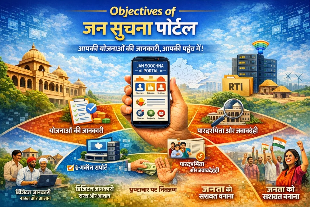 Objectives of जन सूचना पोर्टल